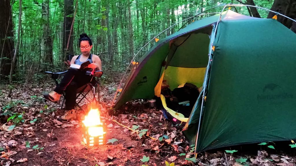 wild camping alone